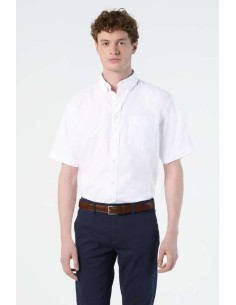 S-16010-Mens Oxford-Shirt Brisbane Short Sleeve 2